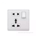 Single Pole Switched 2 Pin Socket + 10A Universal Outlet